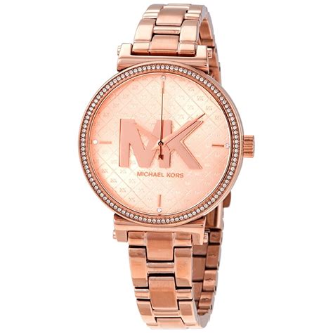 Michael Kors Sofie Rose Gold Watch 